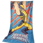 Vintage Wolverine and the X Men Marvel Comics Beach Towel Cartoon Character