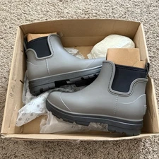 Ugg Boots Womens 5 Gray Droplet Rain Waterproof Insulated
