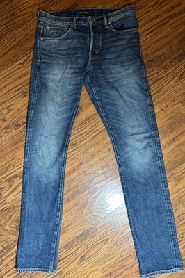 Tom Ford DPS001 Men s Slim Fit Med Wash USA Made Designer Denim Jeans Size 32x33