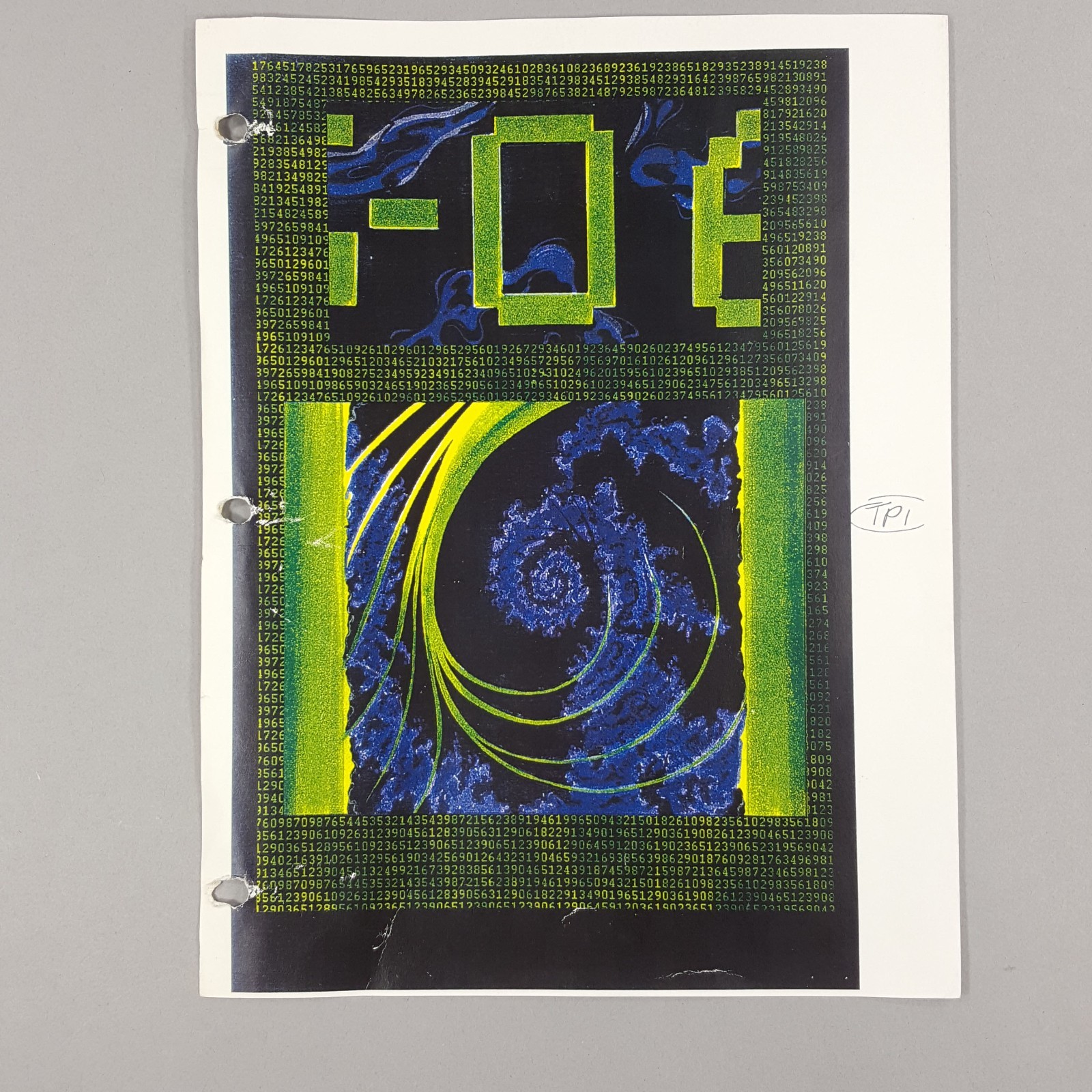 Image 2 of The Matrix - Production Used Early Concept Storyboard - Code Rain - Movie Prop