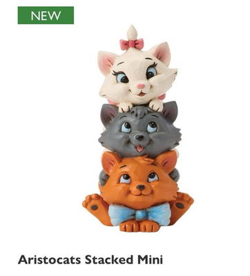 #ad Jim Shore Disney Traditions Aristocats Stacked Cats Figurine 3.75” H Enesco NIB $31.25