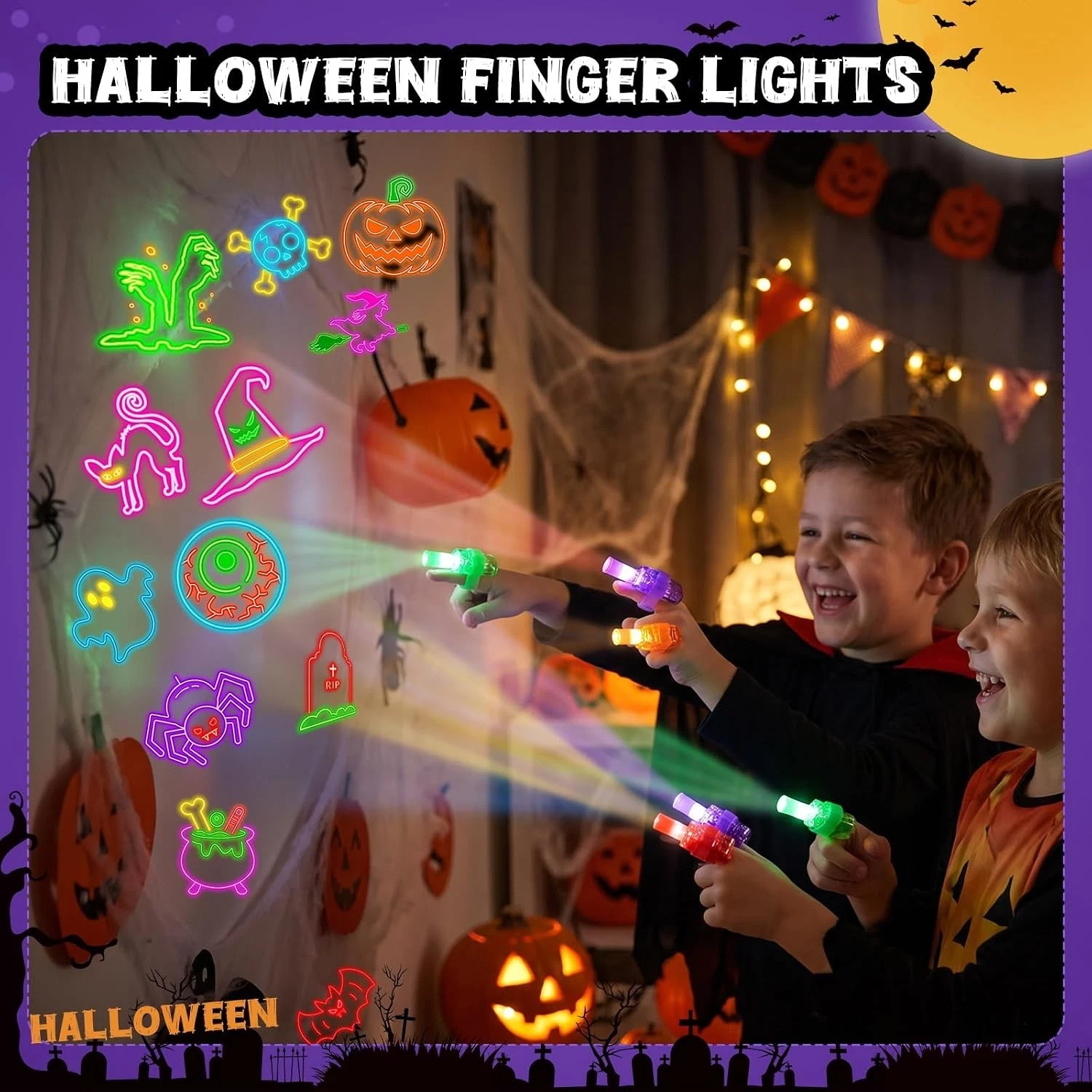 LED Halloween Finger Lights