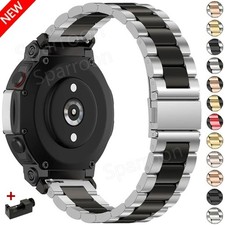 Metal Strap For Huami Amazfit T-Rex 3 / 2 / T Rex Pro Stainless Steel Watch Band