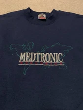 Vintage 90’s Medtronic Worldwide Crewneck Sweatshirt Adult XL