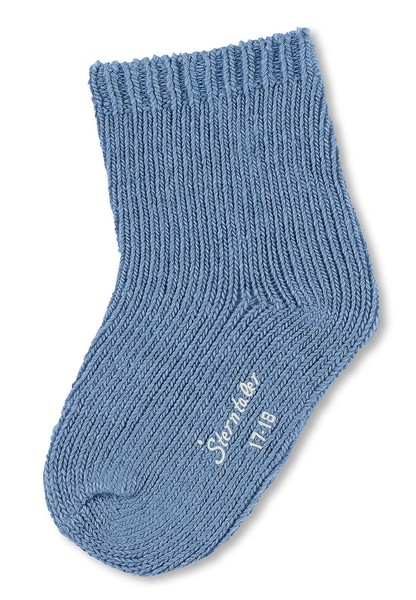 Baby-Jungen Socken Mittelblau GrößE 0-6 Monate Sterntaler Baumwolle Modell-Nr-image
