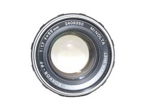 Minolta MC ROKKOR-PF 55mm F1.7 Camera Lens Used