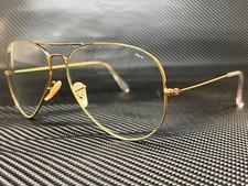 RAY BAN RB3025 001 5F Gold Aviator 58 mm Unisex Sunglasses