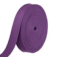 Baumwollband 1.3 Zoll 15.3 Yard Polyester Baumwollband Riemen Lila