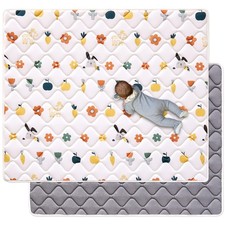 Odorless Baby Play Mat 59x59 - Soft, Hypoallergenic, Non-Slip Crawling Mat