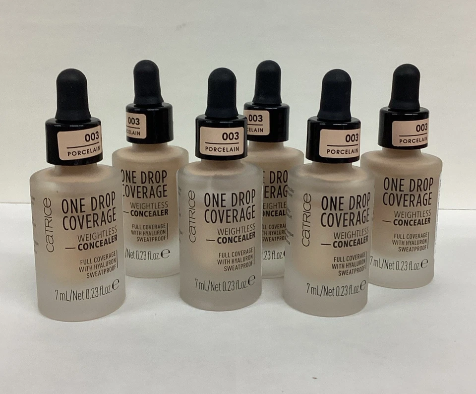 Catrice LOT OF 6 One Drop Coverage Concealer 003 PORCELAIN 0.23oz TRV SZ ASPICT - Image 2 of 4