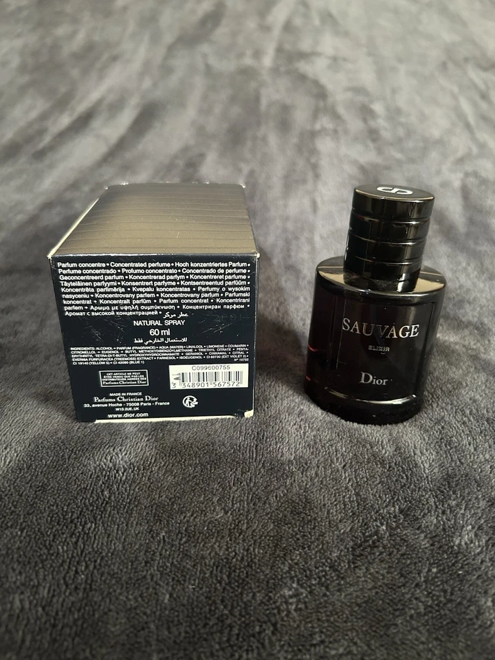 Christian Dior Sauvage эликсир парфюмерный спрей мужчин, 60 мл/2 унц - Изображение 3 из 3