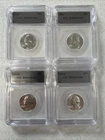 Silver Quarter Set Of 4 ICG Uncirculated Slabs 25C 25 Cents Silver Quarters