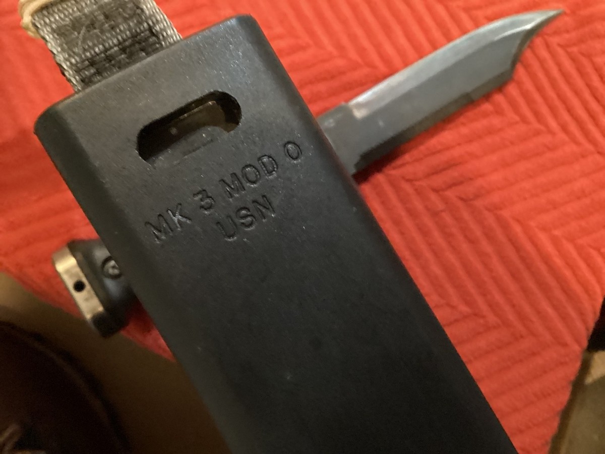 USN ONTARIO Navy Seal Mark 3 MK3 Mod 0 Survival Knife….Rare