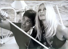 AFFICHE POSTER - CINEMA - Alain Delon - Brigitte Bardot -  A3