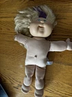 Cabbage Patch Kids Doll Purple Streaked Hair Green Eyes 2005 Vintage Rare READ