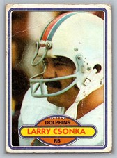 1980 Topps #485 Larry Csonka
