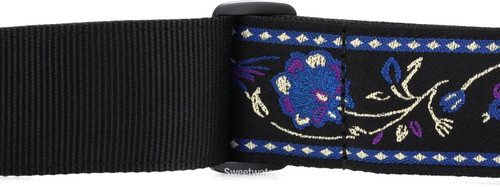 Ernie Ball Classic Jacquard Guitar Strap - Purple Pleasant Pheasant - Picture 3 of 10