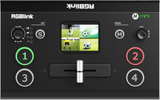 Mini Video Mixer Switcher with 4 X HDMI Inputs 2K Input/Output Real Time Live St