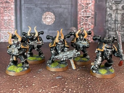 Chaos Space Marines First Born bemalt Warhammer 40k GW 2492 Tabletop
