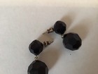 Black Beaded Bracelet/Earring Set — photo 2