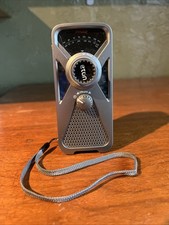Eton FRX2 AM/FM/NOAA Weather Radio with Hand Turbine Phone Charger  Flashlight