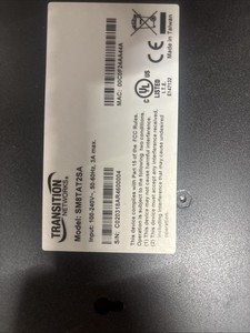 New In Box PoE (8) Port  Edgeswitch 24 250w