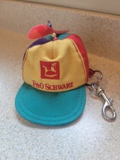 FAO Schwarz Propeller Hat Keychain Beanie w/ Zipper Backpack Clip Toy Vintage
