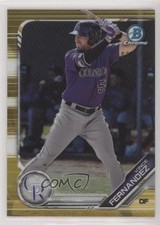 2019 Bowman Draft Chrome Gold Refractor /50 Vince Fernandez #BDC-137 08jk