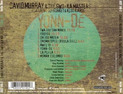 DAVID MURRAY (SAX/BASS CLARINET)/DAVID MURRAY & THE GWO-KA MASTERS - YONN-D  NEW