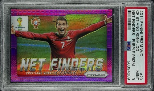 Cristiano Ronaldo [Purple Prizm] #20 2014 Panini Prizm World Cup Net Finders card