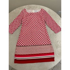 Old Navy Women's M Geometric Print Sheath Dress Knee Length Casual