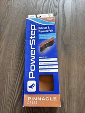 PowerStep Pinnacle Dress Orthotic Shoe Insole Size H Men 11-11.5 New Ultra Thin