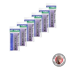 New YONEX Wet Super Grip 1 Grip per Pack Set of 6 Dark Purple AC103-240-6SET