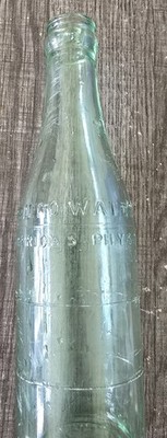 Vintage ''Pluto Water'' Glass Bottle