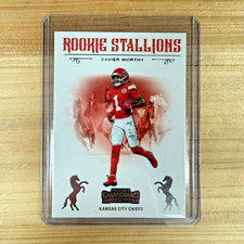 2024 Panini Contenders Xavier Worthy Rookie Stallions #7 RC Kansas City Chiefs