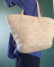 Mark & Graham Straw Tote Bag  Women's Large