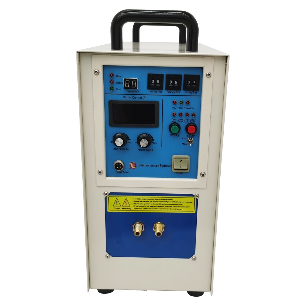 220V 15KW Single Style High Frequency Induction Heating Furnace Machine Water...
