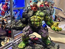 Superher Venom Hulk Glow GK Statue 1/4 - Marvel Symbiote Custom & Destroyed Base