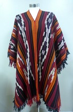 Peruvian Andean Mountain Shaman Poncho Cape - Woven Textile