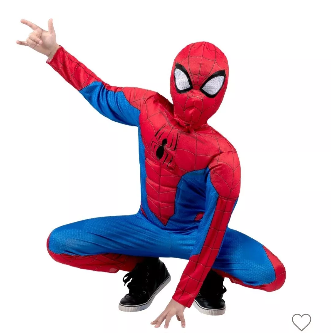  Party City Classic Spider-Man Muscle Halloween Costume for Toddler  Boys, Marvel Comics, 2T, Includes Jumpsuit and Mask : Clothing, Shoes &  Jewelry