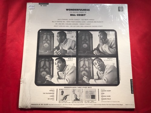 P-98 BILL COSBY WONDERFULNESS - MONO - W 1634 - COMEDY - RECORD - Imagen 4 de 4