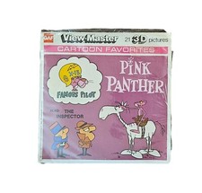 Pink Panther 3d View-Master 3 Reel Packet Vintage Cartoon J12 Kids Toy