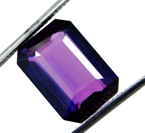Tanzanite Violette Naturelle CERTIFIÉE GIR - Pierre Précieuse Carrée En Vrac Pour Bijouterie