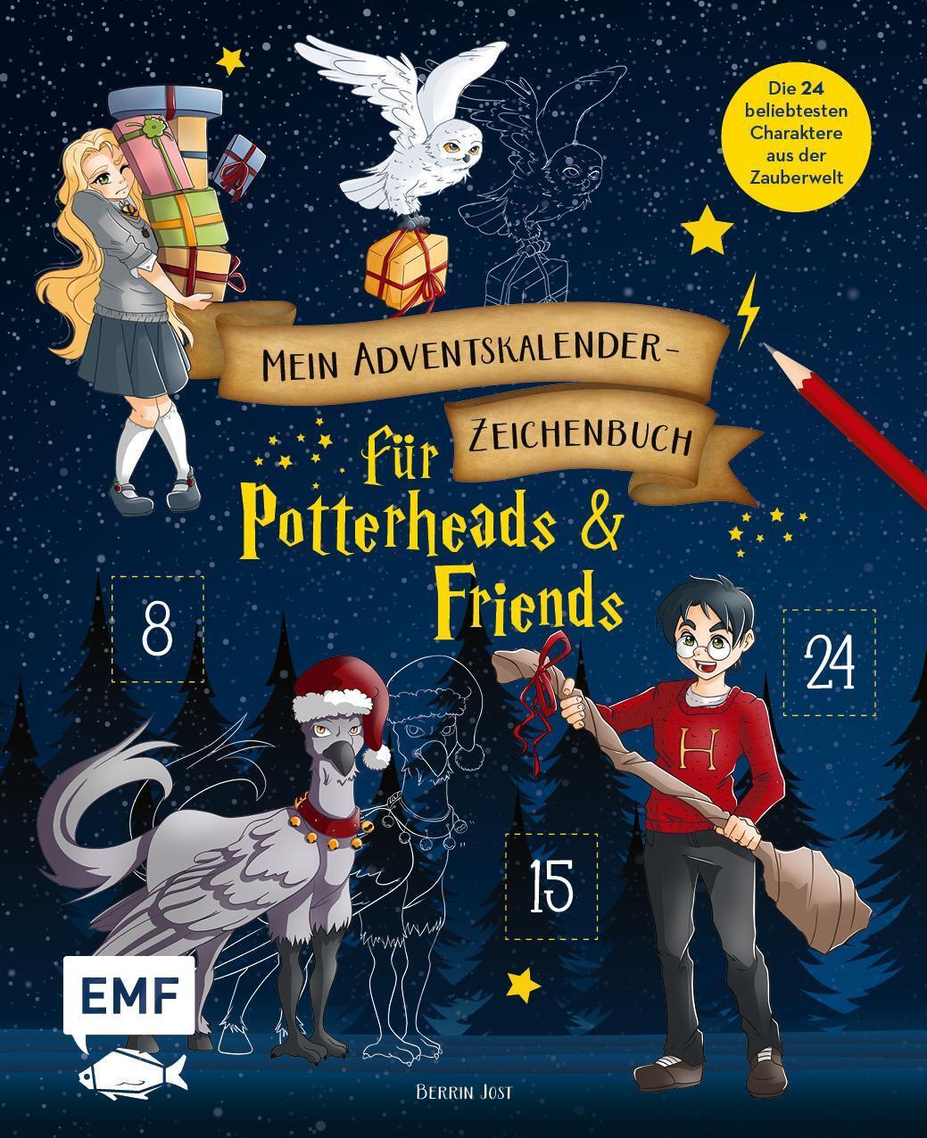 Mein Adventskalender-zeichenbuch Für Potterheads And Friends | Berrin