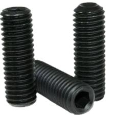 1/4"-20 x 1 1/2" Socket Set Screws Cup Point, UNC Black Oxide, 25 Pack