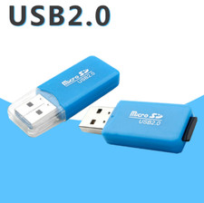 10pcs Portable Travel Cellphone TF Card Reader USB2.0 Medium Speed Card Reader
