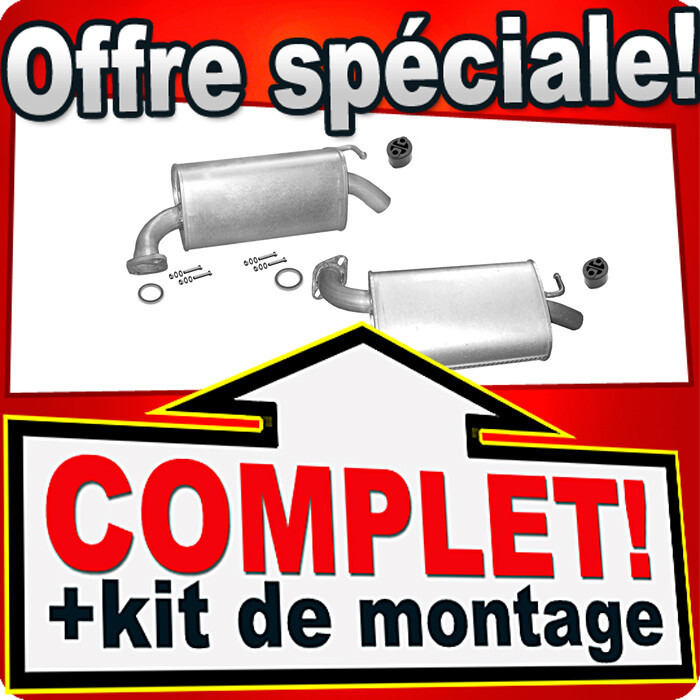Silencieux arrière Mazda 6 anti-corrosion pour moteurs 16V essence 2002-2008