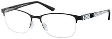 Damen Change me Brille 2730 1 aus Metall Halbrand schwarz weiß Neuheiten Neu