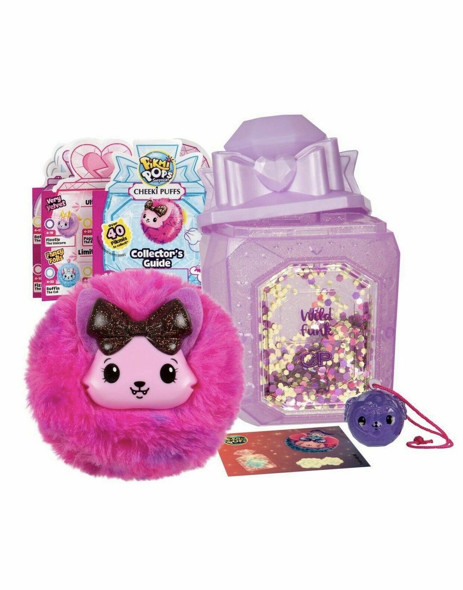 Pikmi Pops Cheeki Puffs: Medium Collectible Scented Shimmer Plush