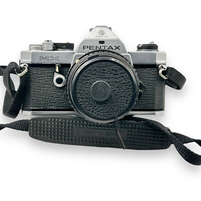 Chrome Pentax MX Manual Focus Camera Plus a 50mm Lens | eBay
